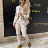 מכנס עור חגורה